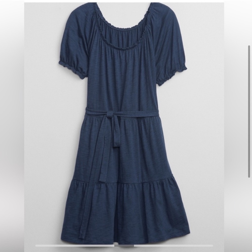 NWT GAP Factory Forever Soft Tiered Mini Dress - Picture 3 of 6